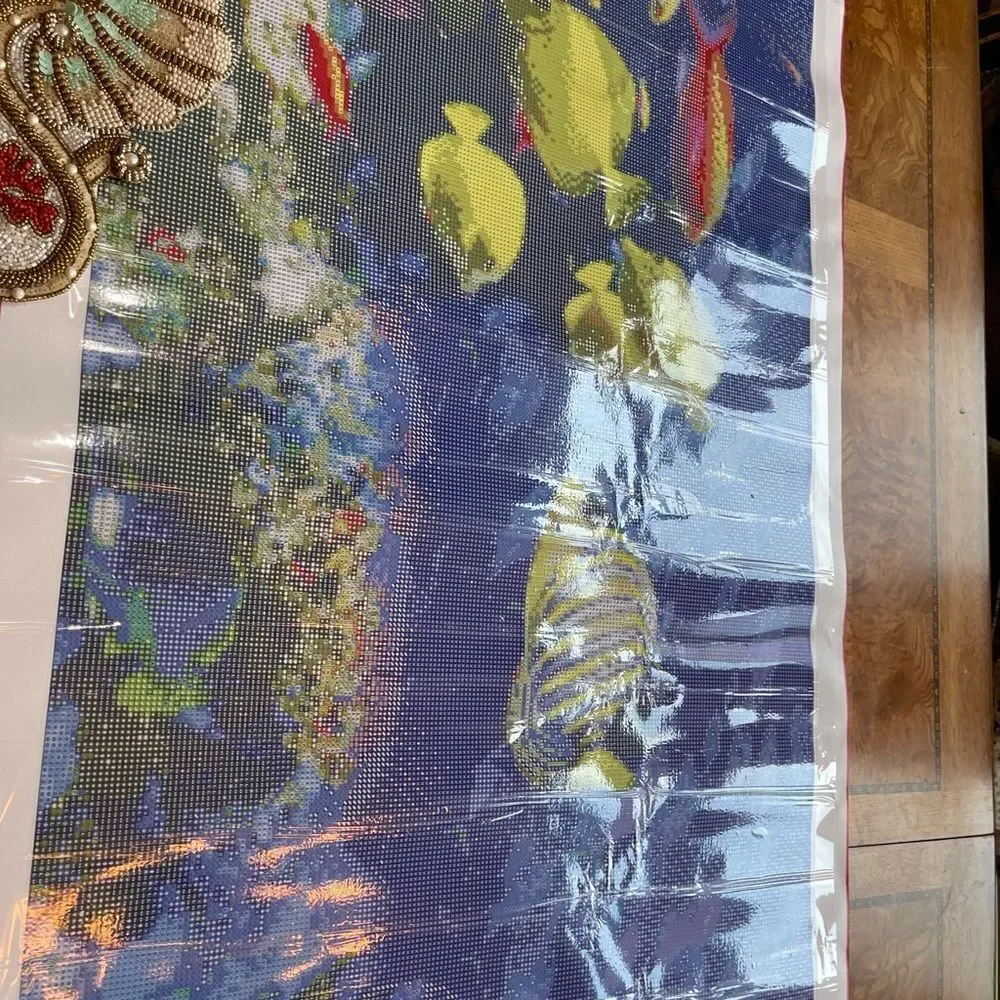 ACQUARIUM DIAMOND Painting 180 cm long!